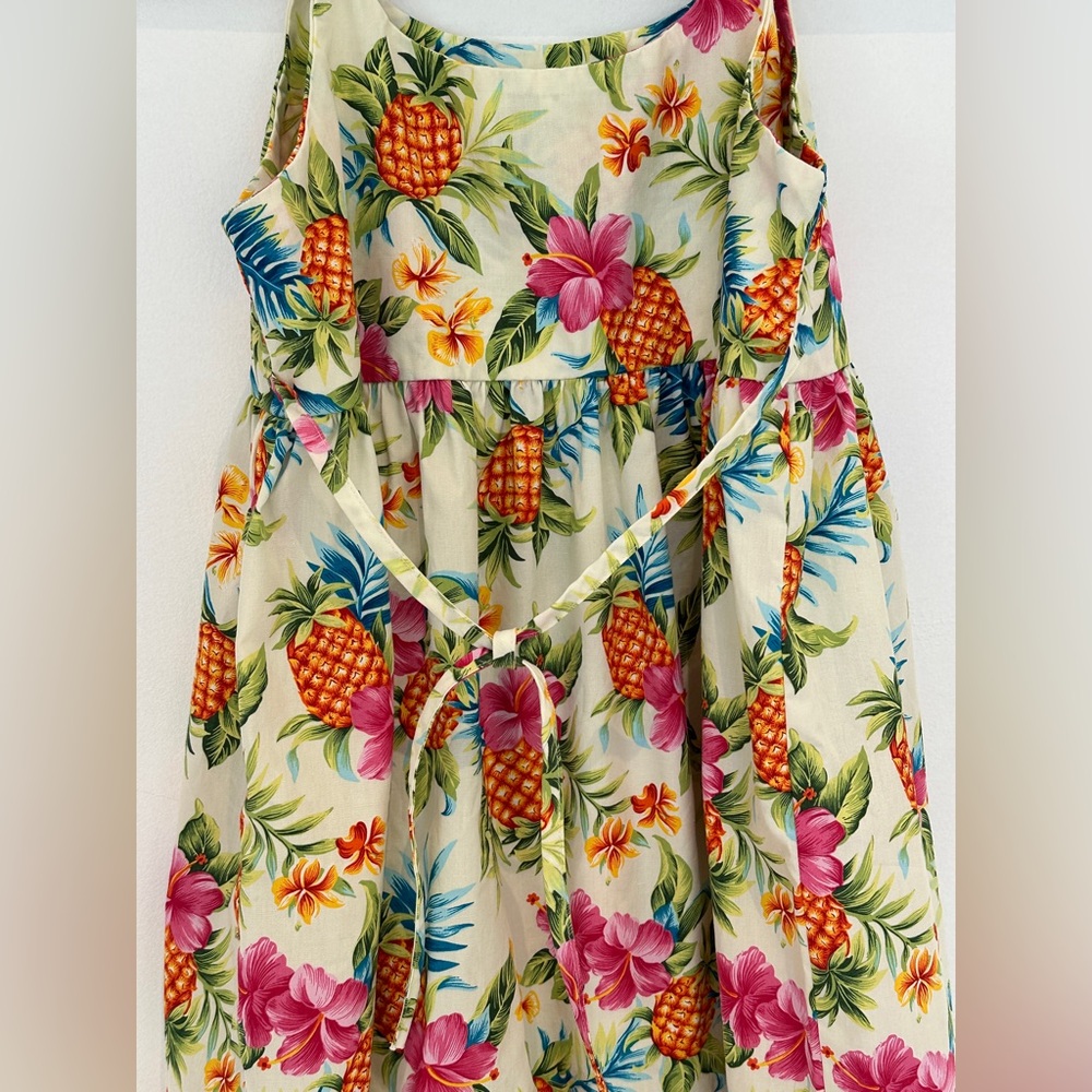 Kilohana Hawaiian Print Sundress - Made in Hawaii - Girls Size 12